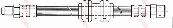 TRW PHB112 - Тормозной шланг parts5.com