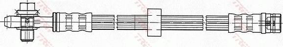 TRW PHD349 - Тормозной шланг parts5.com
