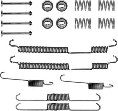 TRW SFK261 - Комплектующие, барабанный тормозной механизм parts5.com