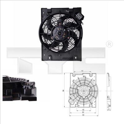 TYC 825-0014 - Ventilador, refrigeración del motor parts5.com