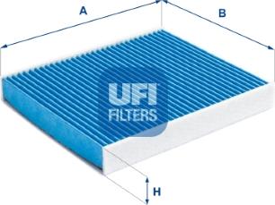 UFI 34.199.00 - Фильтр воздуха в салоне parts5.com