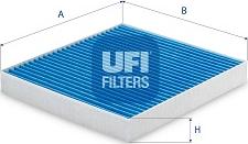 UFI 34.150.00 - Фильтр воздуха в салоне parts5.com