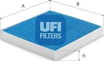 UFI 34.167.00 - Фильтр воздуха в салоне parts5.com