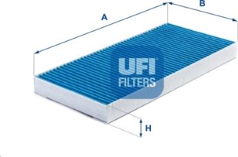 UFI 34.106.00 - Фильтр воздуха в салоне parts5.com