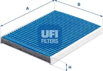 UFI 34.103.00 - Фильтр воздуха в салоне parts5.com