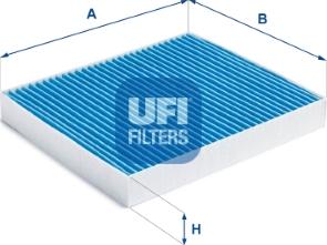 UFI 34.114.00 - Фильтр воздуха в салоне parts5.com