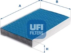 UFI 34.111.00 - Фильтр воздуха в салоне parts5.com