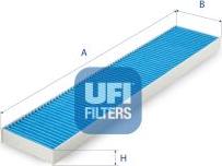UFI 34.118.00 - Фильтр воздуха в салоне parts5.com