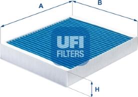 UFI 34.178.00 - Фильтр воздуха в салоне parts5.com