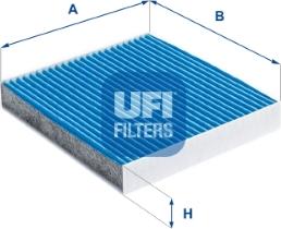 UFI 34.403.00 - Фильтр воздуха в салоне parts5.com