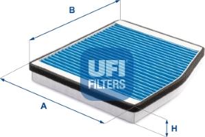 UFI 34.262.00 - Фильтр воздуха в салоне parts5.com
