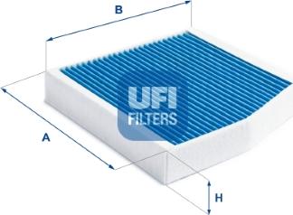 UFI 34.236.00 - Фильтр воздуха в салоне parts5.com