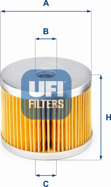 UFI 26.652.00 - Топливный фильтр parts5.com