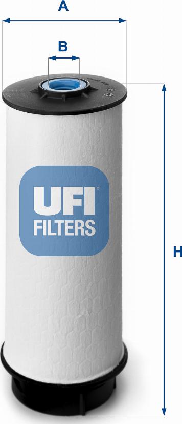 UFI 26.034.00 - Топливный фильтр parts5.com