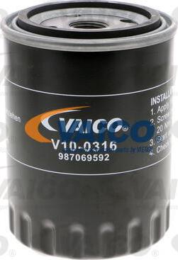 VAICO V10-0316 - Масляный фильтр parts5.com