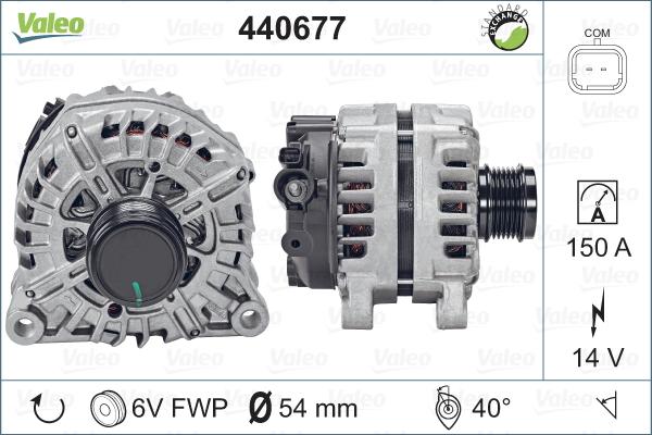 Valeo 440677 - Alternador parts5.com