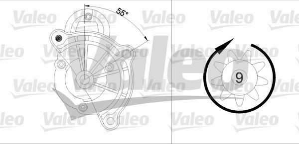 Valeo 455748 - Стартер parts5.com