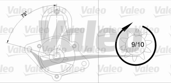 Valeo 458188 - Motor de arranque parts5.com