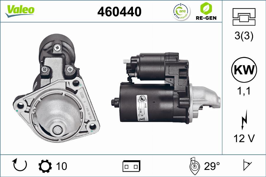 Valeo 460440 - Стартер parts5.com