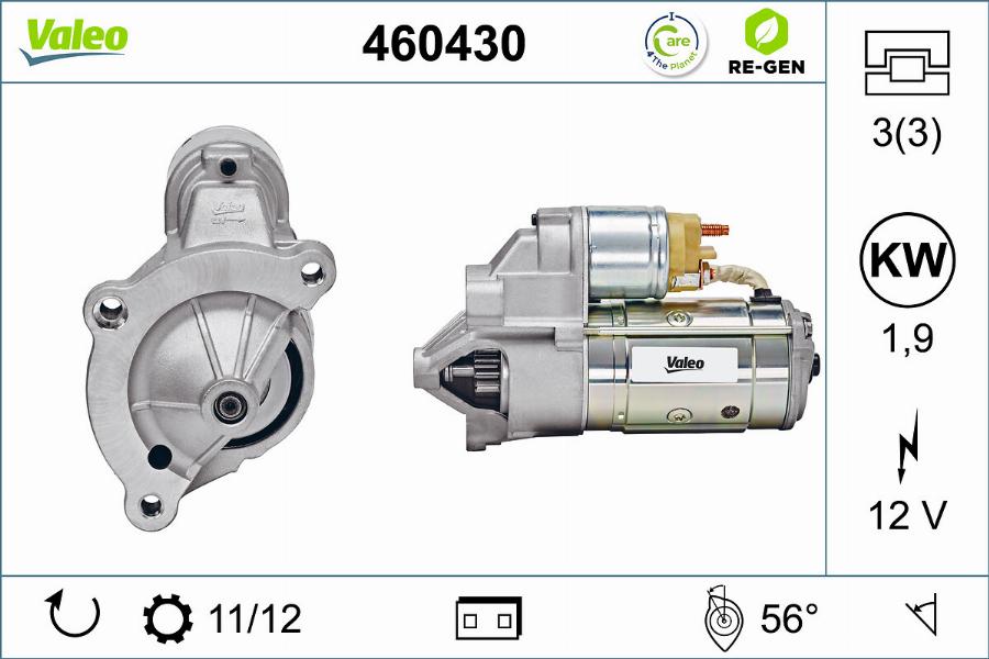 Valeo 460430 - Стартер parts5.com