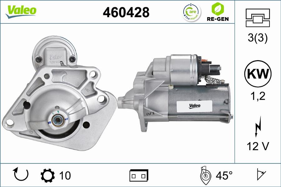 Valeo 460428 - Стартер parts5.com