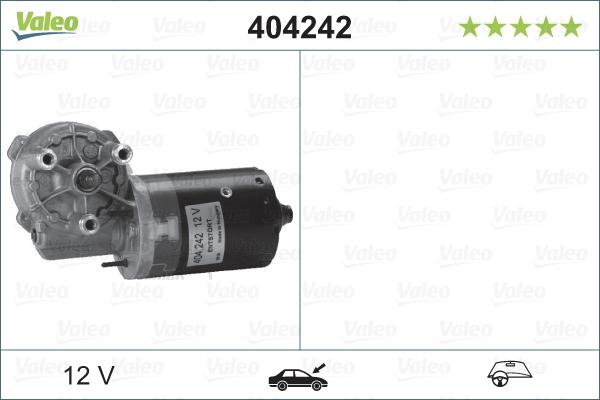 Valeo 404242 - Двигатель стеклоочистителя parts5.com