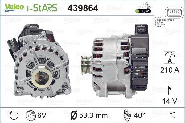 Valeo 439864 - Пусковой генератор parts5.com
