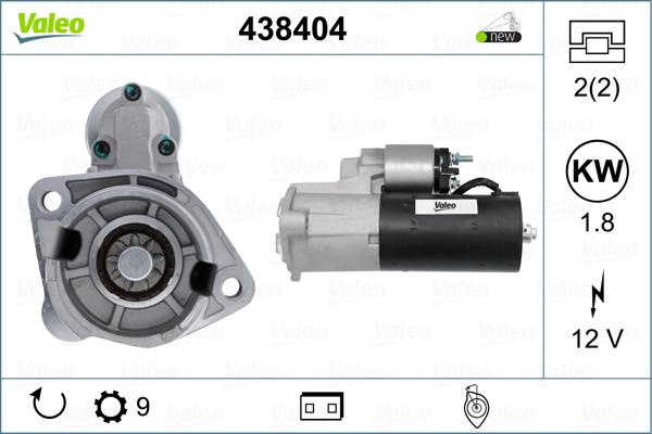 Valeo 438404 - Стартер parts5.com