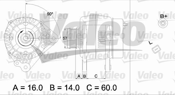 Valeo 437341 - Alternador parts5.com