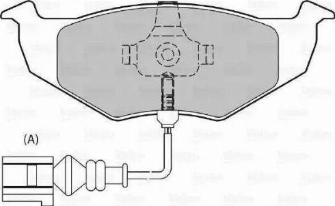 Delphi LP1077 - Тормозные колодки, дисковые, комплект parts5.com