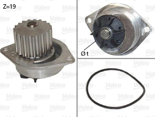 Valeo 506595 - Водяной насос parts5.com