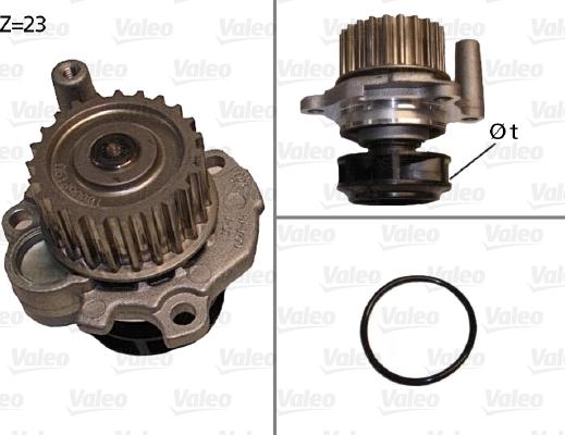 Valeo 506532 - Water Pump parts5.com