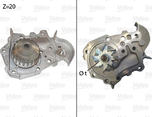 Valeo 506573 - Водяной насос parts5.com