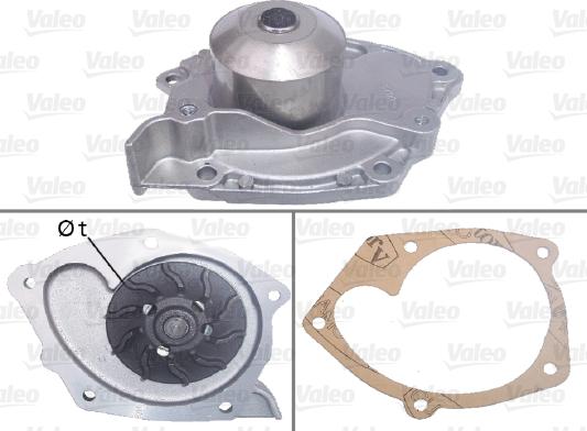 Valeo 506698 - Water Pump parts5.com