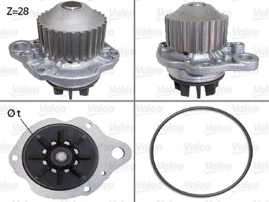 Valeo 506643 - Water Pump parts5.com