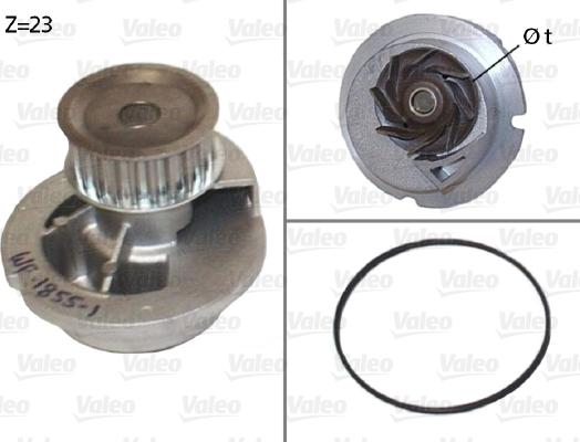 Valeo 506656 - Водяной насос parts5.com