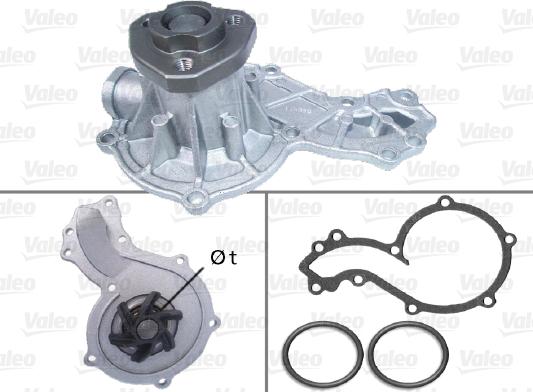 Valeo 506666 - Водяной насос parts5.com