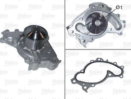 Valeo 506618 - Водяной насос parts5.com