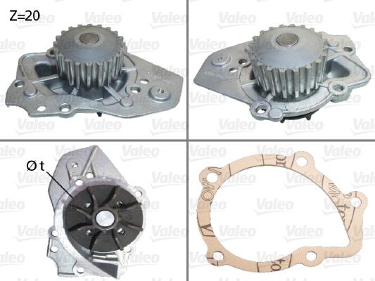 Valeo 506014 - Водяной насос parts5.com