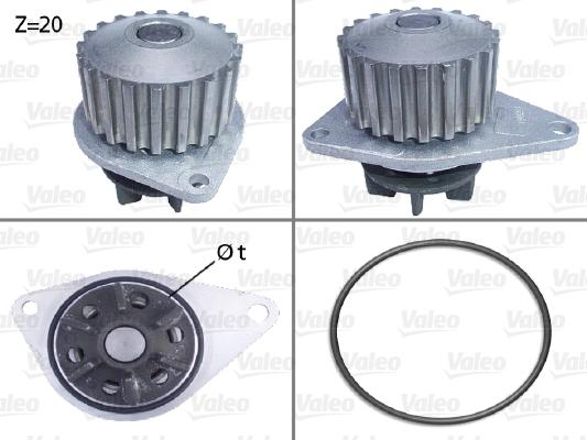 Valeo 506035 - Водяной насос parts5.com