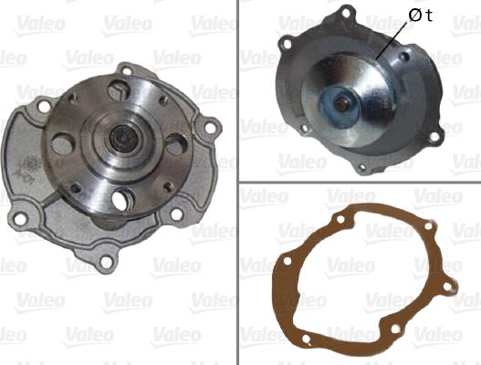 Valeo 506866 - Водяной насос parts5.com