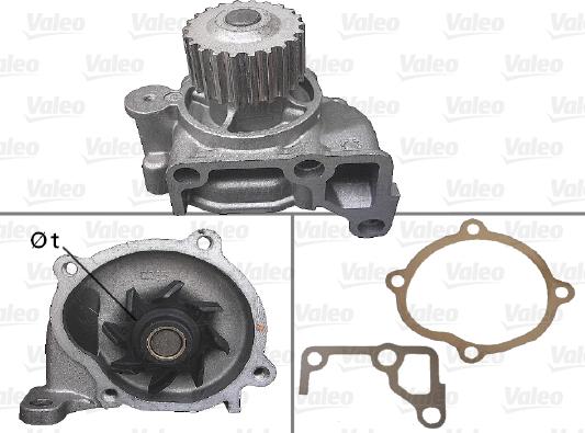 Valeo 506880 - Water Pump parts5.com