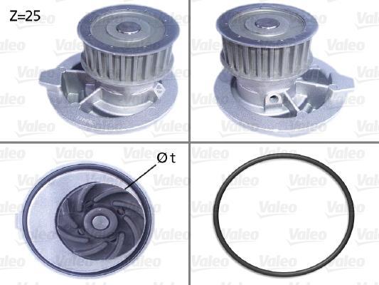 Valeo 506309 - Водяной насос parts5.com