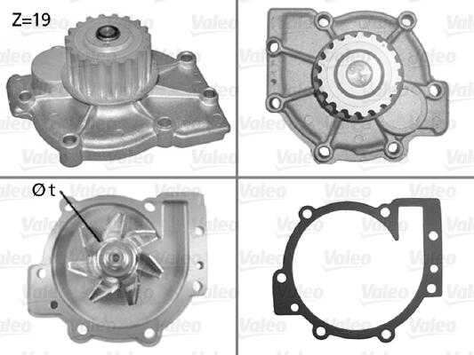 Valeo 506325 - Водяной насос parts5.com