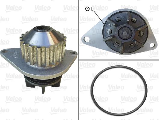 Valeo 506704 - Водяной насос parts5.com