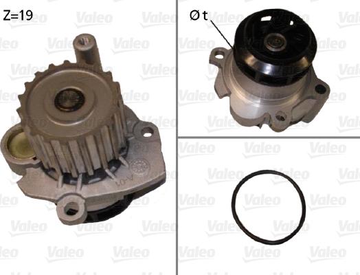 Valeo 506701 - Водяной насос parts5.com