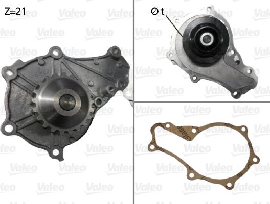 Valeo 506714 - Water Pump parts5.com