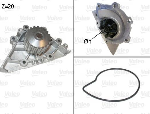 Valeo 506720 - Водяной насос parts5.com