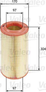 Valeo 585694 - Воздушный фильтр parts5.com