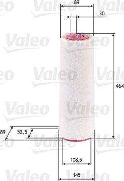 Valeo 585625 - Воздушный фильтр parts5.com